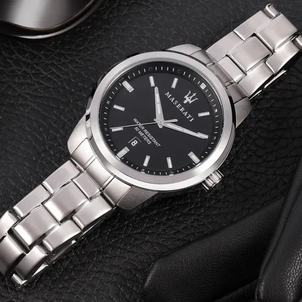 Maserati Successo férfi karóra, rozsdamentes acél, 44 mm, WR100