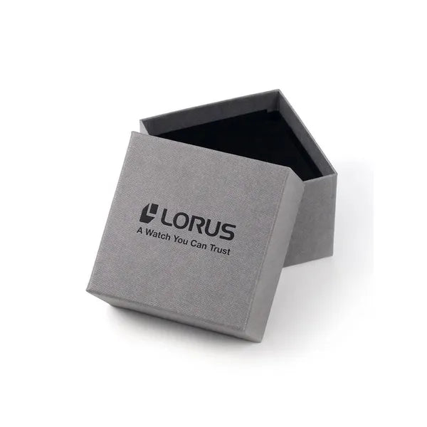 Férfi Lorus chronograph karóra, 45 mm, zöld számlap, acél szíj, WR100