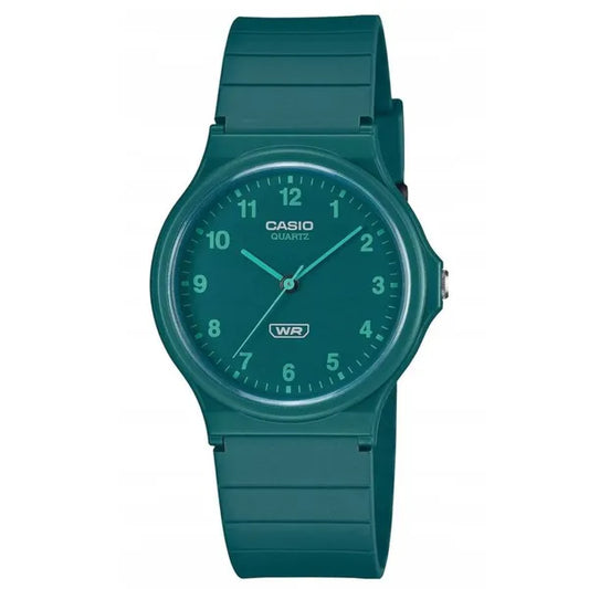 Casio MQ-24B-3BDF uniszex karóra – turkiz műanyag tok 36 mm