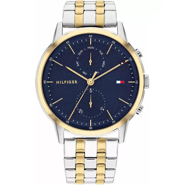 Tommy Hilfiger Legend 1710570 férfi karóra, open-heart, acél bicolor 41 mm