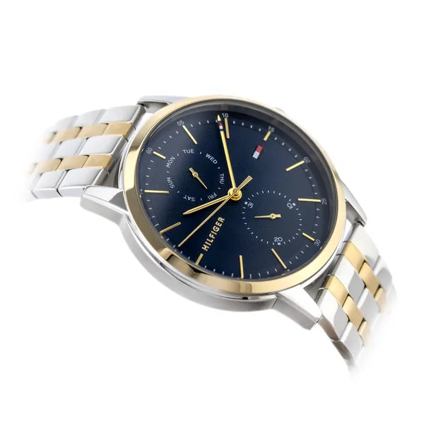 Tommy Hilfiger Legend 1710570 férfi karóra, open-heart, acél bicolor 41 mm