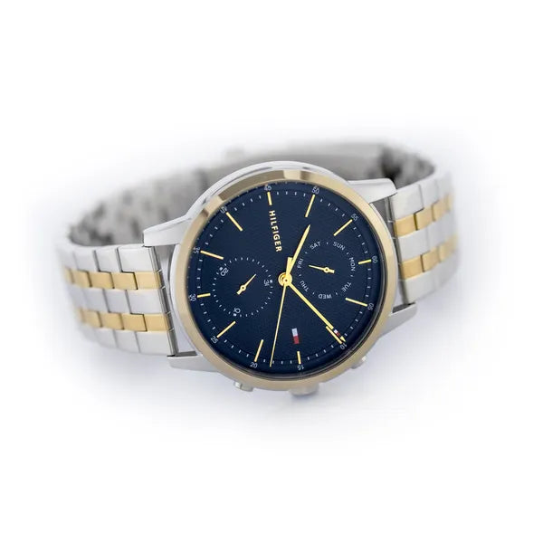 Tommy Hilfiger Legend 1710570 férfi karóra, open-heart, acél bicolor 41 mm