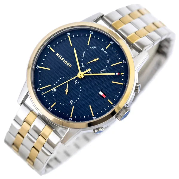 Tommy Hilfiger Legend 1710570 férfi karóra, open-heart, acél bicolor 41 mm