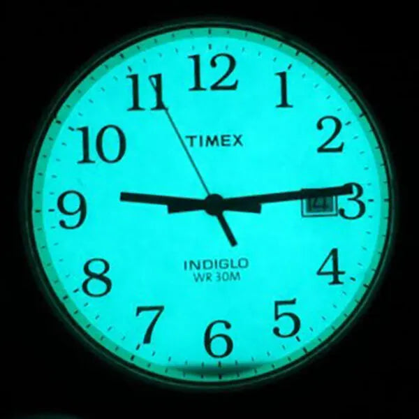 Timex Easy Reader férfi karóra, 35 mm, arany tok, fekete bőrszíj