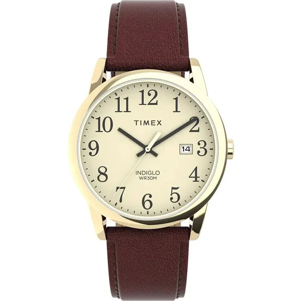 Timex Easy Reader TW2V68900 női karóra, bőrszíj, Indiglo, 30 m
