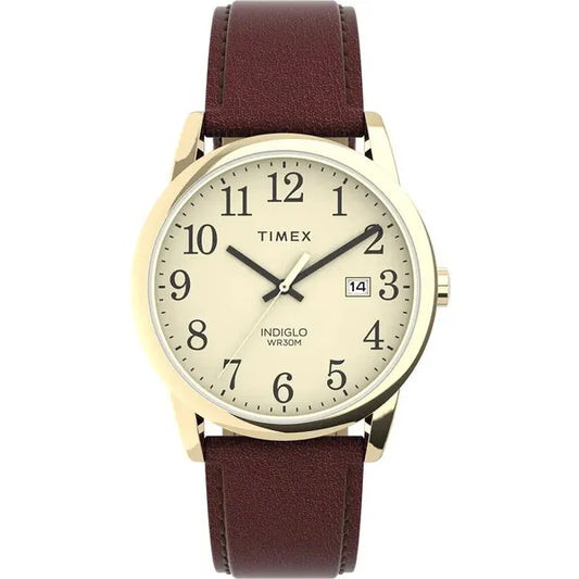 Timex Easy Reader TW2V68900 női karóra, bőrszíj, Indiglo, 30 m