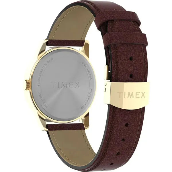 Timex Easy Reader TW2V68900 női karóra, bőrszíj, Indiglo, 30 m