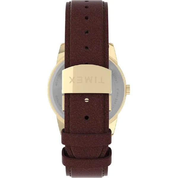 Timex Easy Reader TW2V68900 női karóra, bőrszíj, Indiglo, 30 m