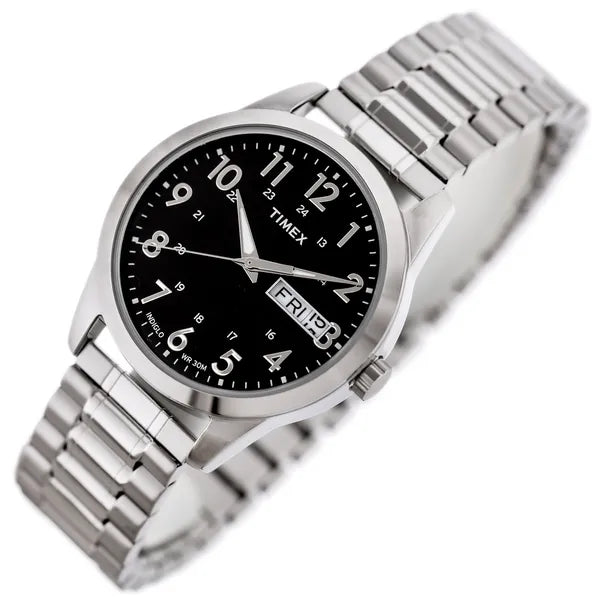Timex South Street Sport férfi karóra, acélszíj + bőrszíj, 40 mm, WR30