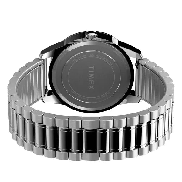 Timex South Street Sport férfi karóra, acélszíj + bőrszíj, 40 mm, WR30