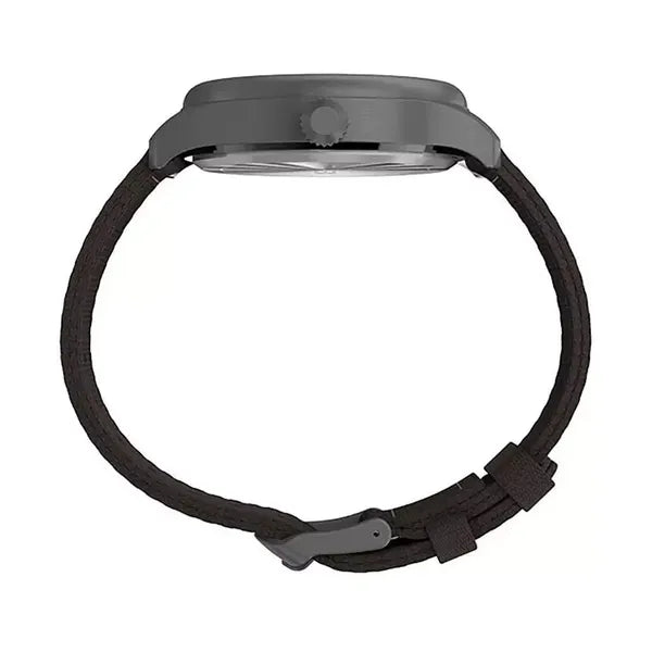 Timex Expedition férfi kronográf karóra, barna szövet szíj, szürke számlap