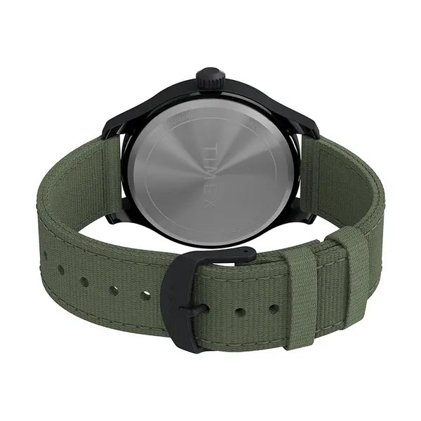 Timex Expedition Field férfi karóra, zöld NATO szíj, kronográf, WR50, 43 mm