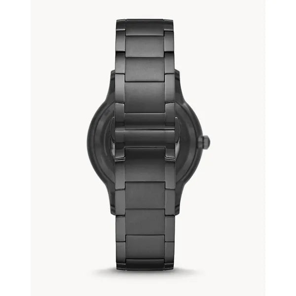 Emporio Armani Renato férfi automata karóra, 43 mm, grafit acél, open-heart