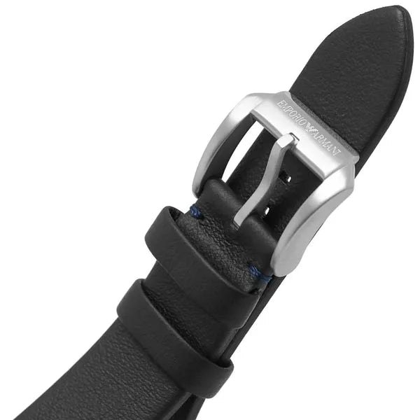 Emporio Armani AR11516 férfi búváróra kék számlap, ezüst tok, WR100