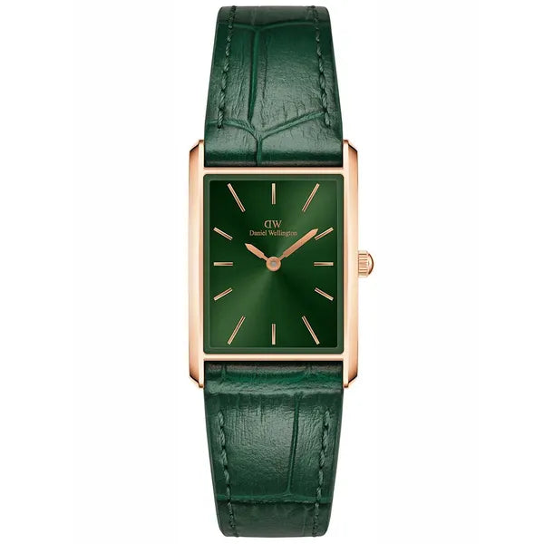 Daniel Wellington Bound Crocodile női karóra zöld bőrszíjjal, 22 mm