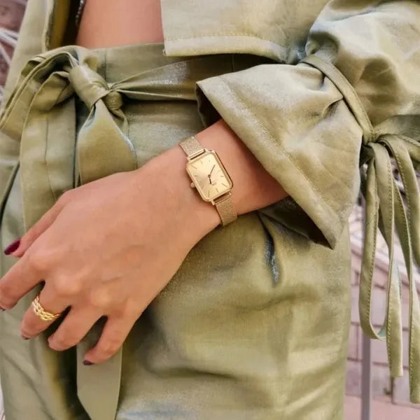 Daniel Wellington Quadro DW00100484 női karóra, rozéarany, nemesacél, 20 mm