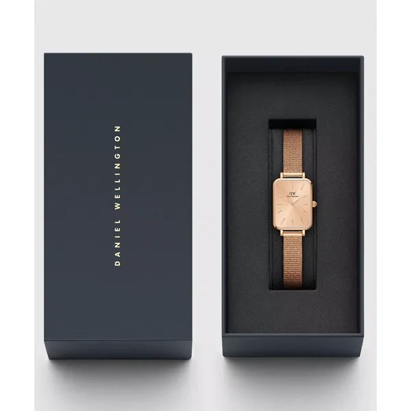 Daniel Wellington Quadro DW00100484 női karóra, rozéarany, nemesacél, 20 mm