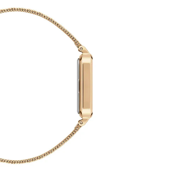 Daniel Wellington Quadro Pressed Evergold női karóra, 20 mm, zöld-arany