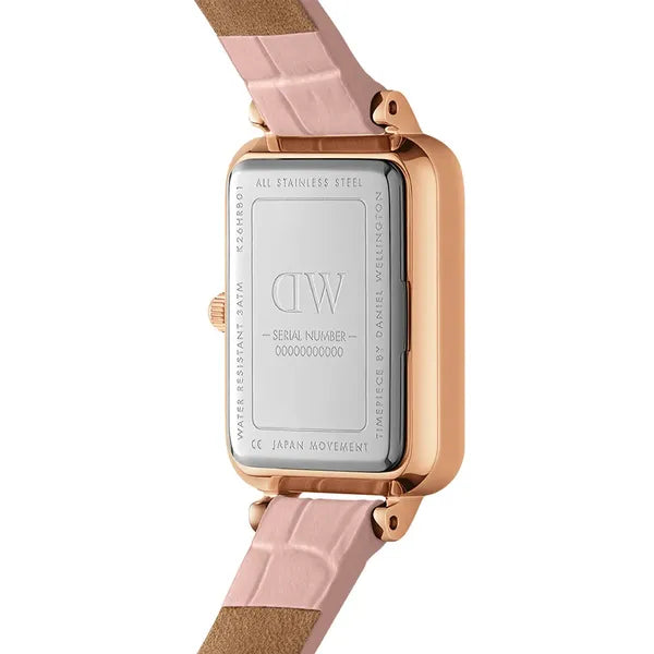 Daniel Wellington Quadro Melrose Pearl női karóra 20 mm, rózsaarany tok