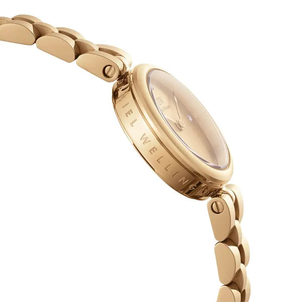 Daniel Wellington Elan Lumine női karóra, arany, 22 mm, acél karkötő