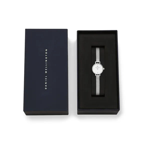 Daniel Wellington Petite Mini női karóra, 19 mm, ezüst rozsdamentes acél