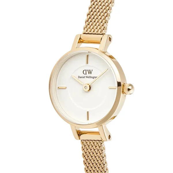Daniel Wellington Petite Mini női karóra, arany rozsdamentes acél, 19 mm