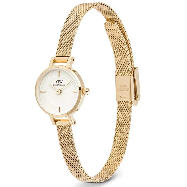 Daniel Wellington Petite Mini női karóra, arany rozsdamentes acél, 19 mm