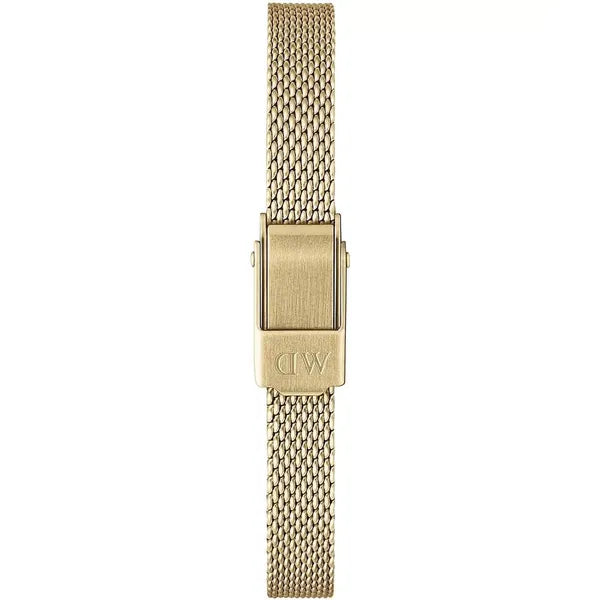 Daniel Wellington Quadro Mini női karóra, 15 mm, arany/fekete