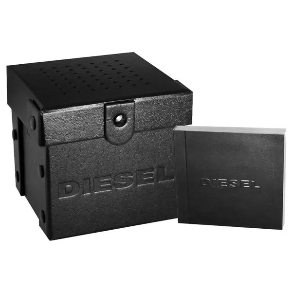 Diesel Griffed DZ4578 férfi kronográf karóra, fekete acél 48 mm