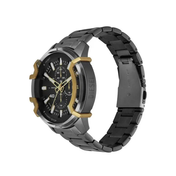 Diesel Griffed DZ4668 férfi kronográf karóra, szürke acél, 48 mm