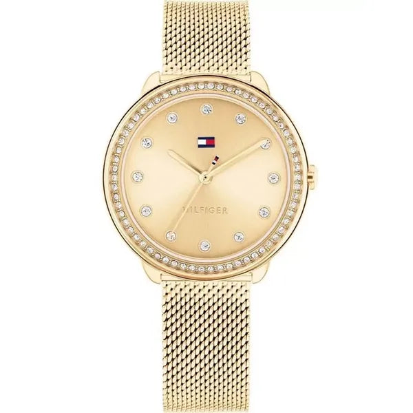 Tommy Hilfiger 1782699 Demi női arany acél karóra, 33 mm, cirkónia
