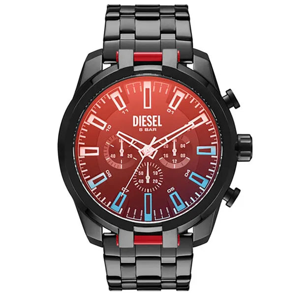 Diesel DZ4589 férfi kronográf karóra, acél, 51 mm, WR50