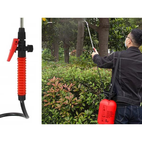 Kerti kézi nyomáspermetező 5 l – 58 cm lándzsával, vállpánttal