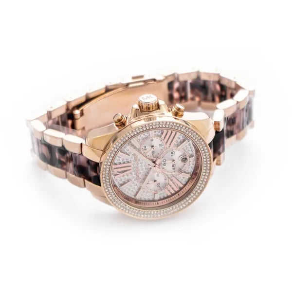 Női karóra rose gold, 42 mm, kvarc, kronográf, WR50 – Michael Kors MK6159