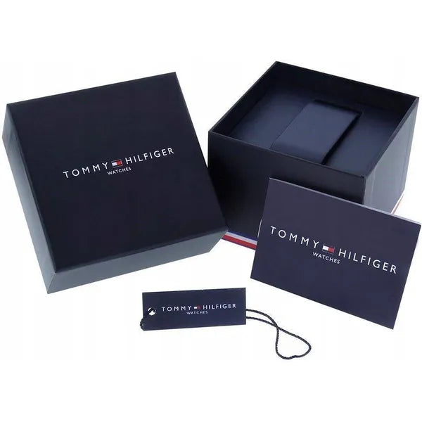 Tommy Hilfiger Ari női karóra, fekete acél, 40 mm, WR30