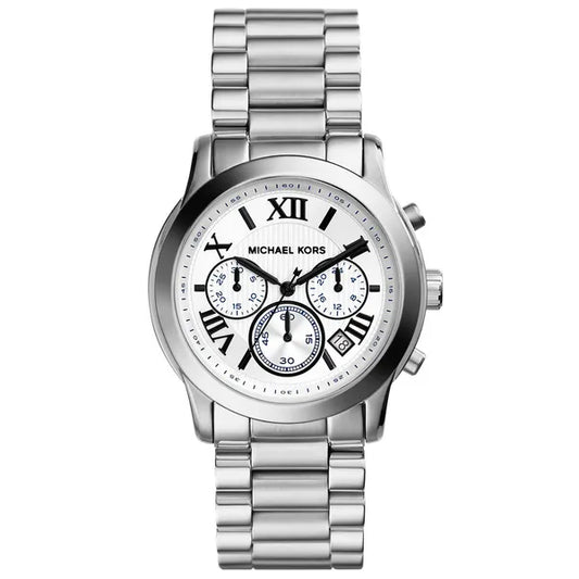 Michael Kors MK5928 női ezüst nemesacél kronográf karóra, 39 mm