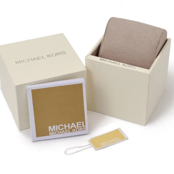 Női karóra Michael Kors MK5929 rozé arany, acél szíj, kronográf, dátumkijelző