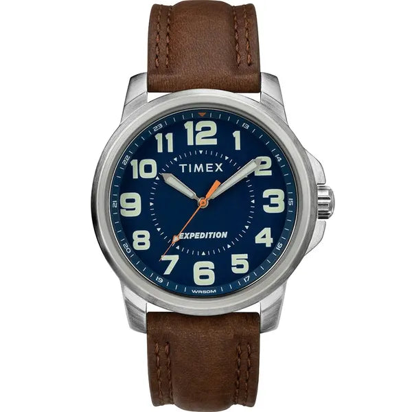 Férfi karóra Timex Expedition Field TW4B16000, 40 mm, bőrszíj, WR50