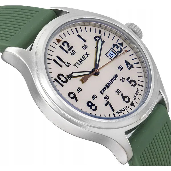 Timex Expedition Scout férfi karóra 40 mm, zöld szíj, WR50