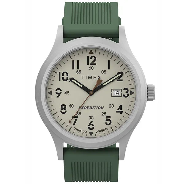 Timex Expedition Scout férfi karóra 40 mm, zöld szíj, WR50