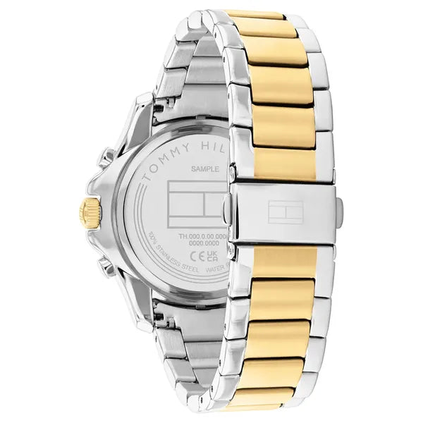 Tommy Hilfiger 1782615 Brooklyn női karóra, ezüst-arany acél, 41 mm, WR50