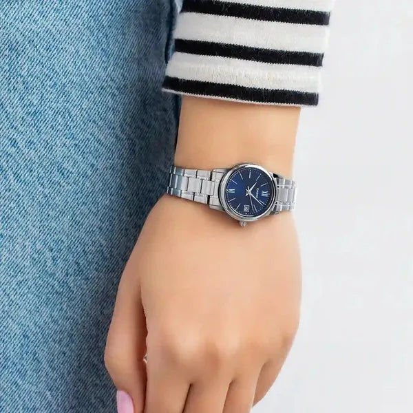 Casio női karóra LTP-V002D-2B3UDF, rozsdamentes acél, dátum, WR30