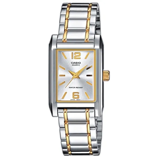 Casio LTP-1235SG-7ADF női karóra, acél ezüst/arany, 30 m WR