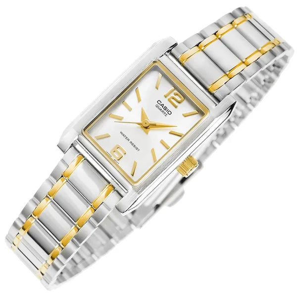 Casio LTP-1235SG-7ADF női karóra, acél ezüst/arany, 30 m WR