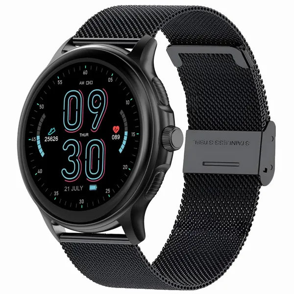 Gravity GT12-2 unisex okosóra 1,43'' AMOLED, Bluetooth hívás, IP68 + extra szíj
