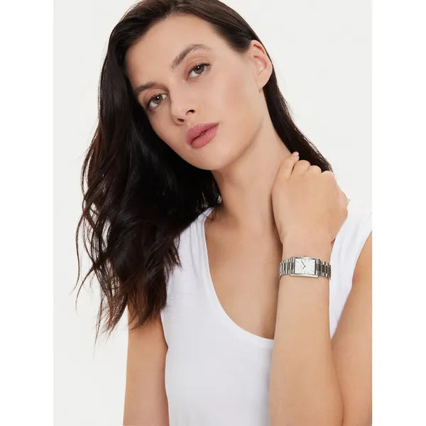 Daniel Wellington női karóra Bound 3-Link DW00100700, ezüst, kvarc