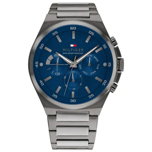 Tommy Hilfiger Dexter férfi karóra, 46 mm, acél, WR50, grafit