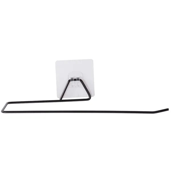 Fém loft konyhai papírtörlő-tartó tapadókoronggal, 30×9 cm