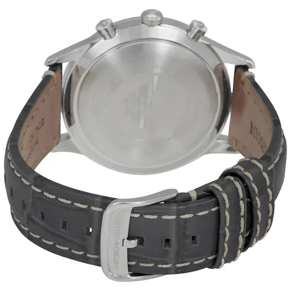 Emporio Armani AR1861 férfi quartz karóra bőr szíjjal, kronográf, WR30