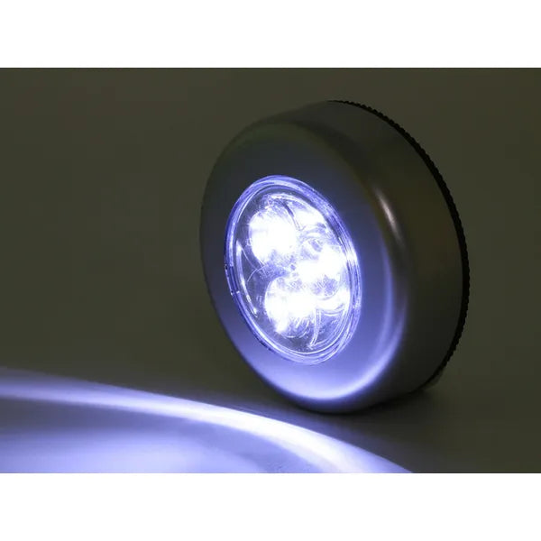 Vezeték nélküli öntapadós érintős szekrény LED lámpa, 3 hideg fehér LED